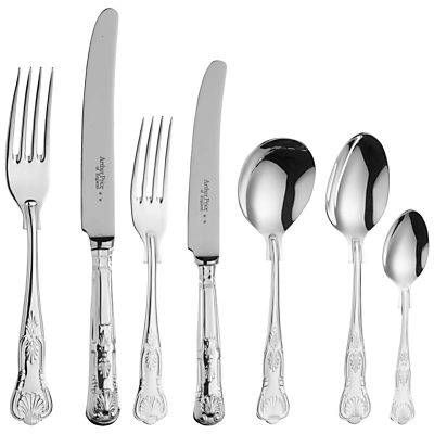 Arthur Price Kings Sovereign Silver Plated Cutlery Place Setting, 7 Piece